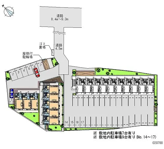 秦野市曽屋　月極駐車場（LP）